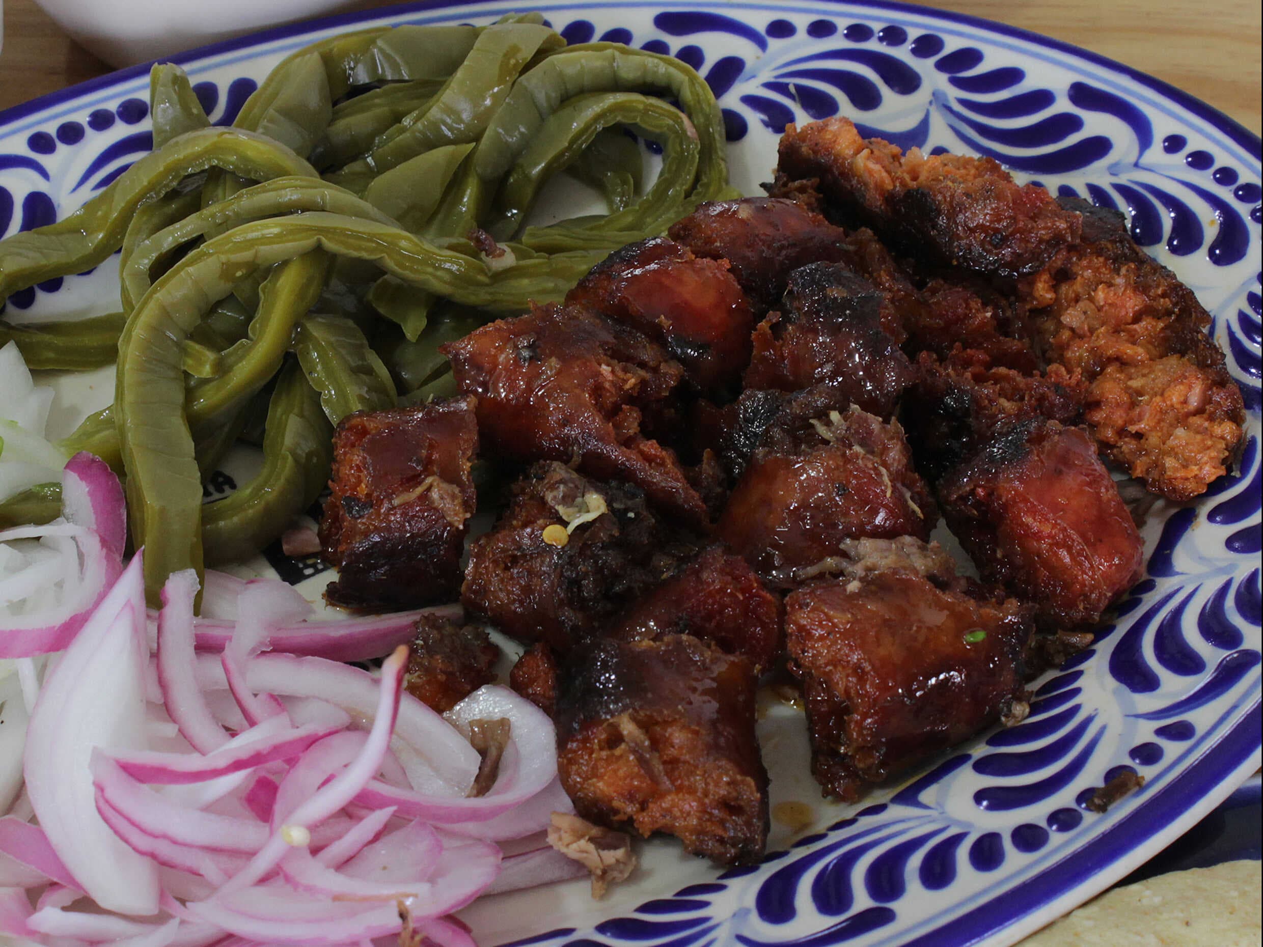 Charola de Longaniza
