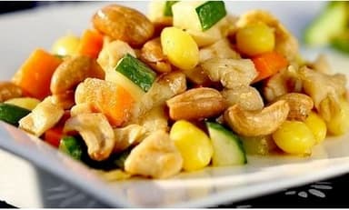 Pollo con semilla de manaroñs