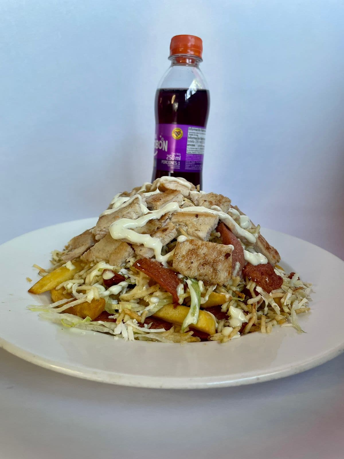 Combo-Salchipapa Pollo + Bebida