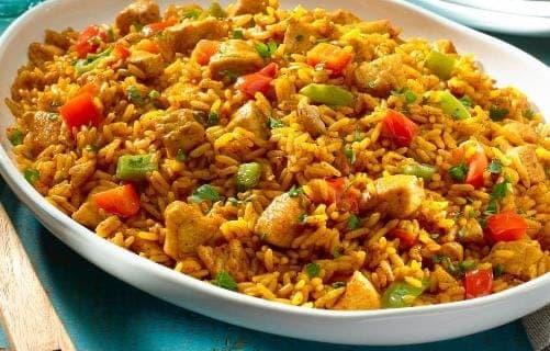Arroz con Pollo al Estilo Caribeño
