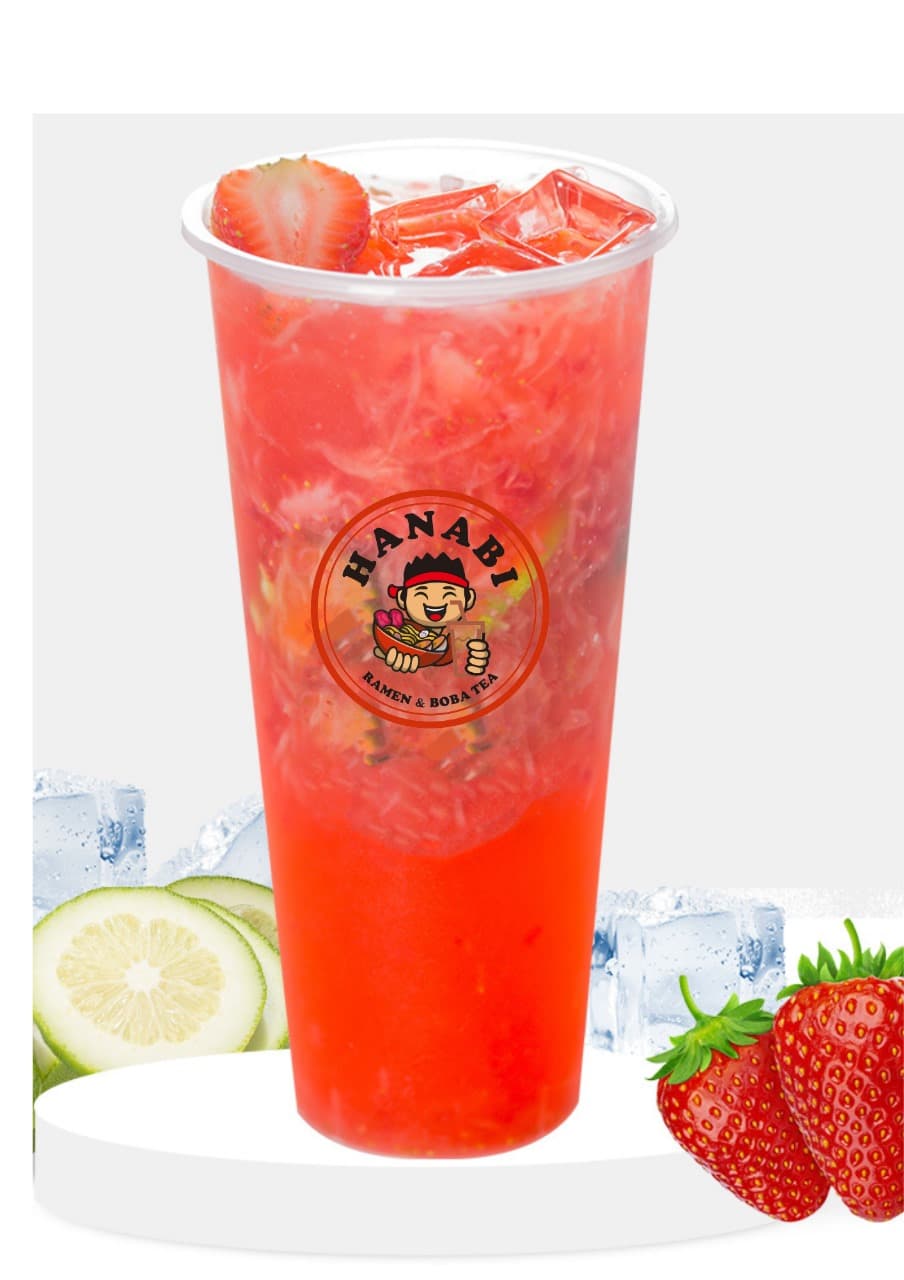 Té Fresa Boba