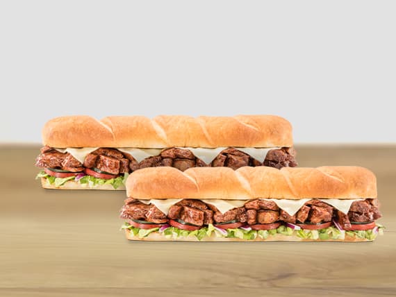 2 Footlong Carne BBQ 30 Cm