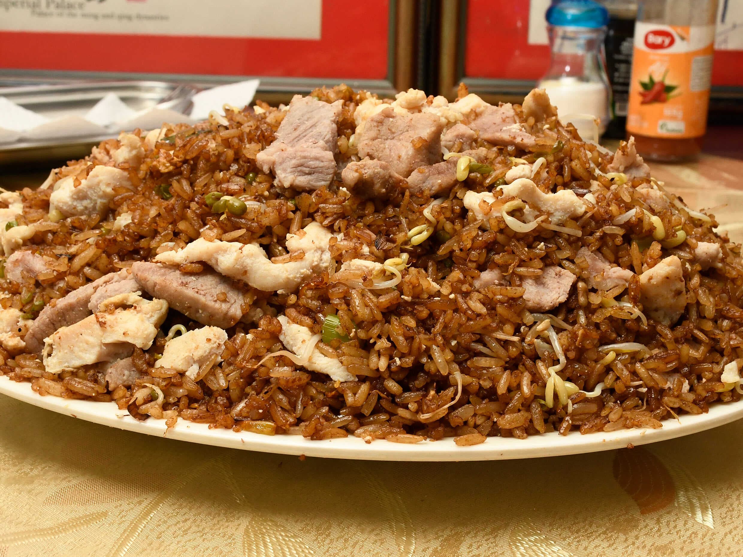1/2 Arroz Chino- Pollo Cerdo