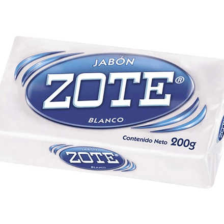 Jabón Zote Barra Blanco Paquete 200 g