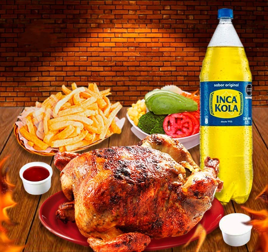 1 Pollo a la Leña más Inca Kola 1.5 L