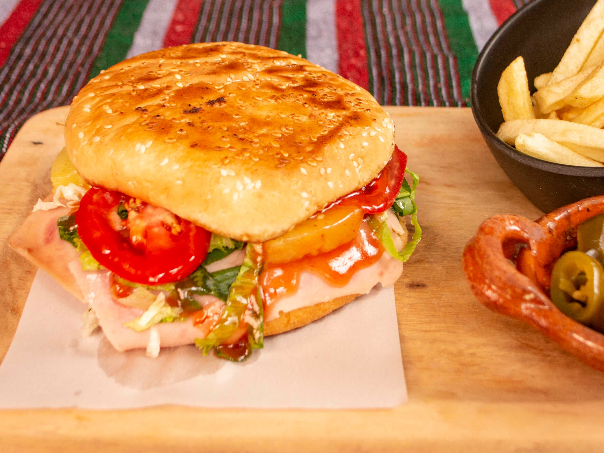 Hamburguesa de Arrachera