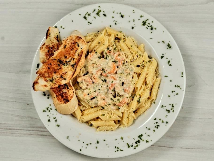 Pasta con Camarones