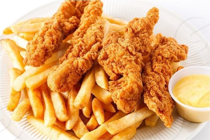 Orden Chica de Pollo con Papas
