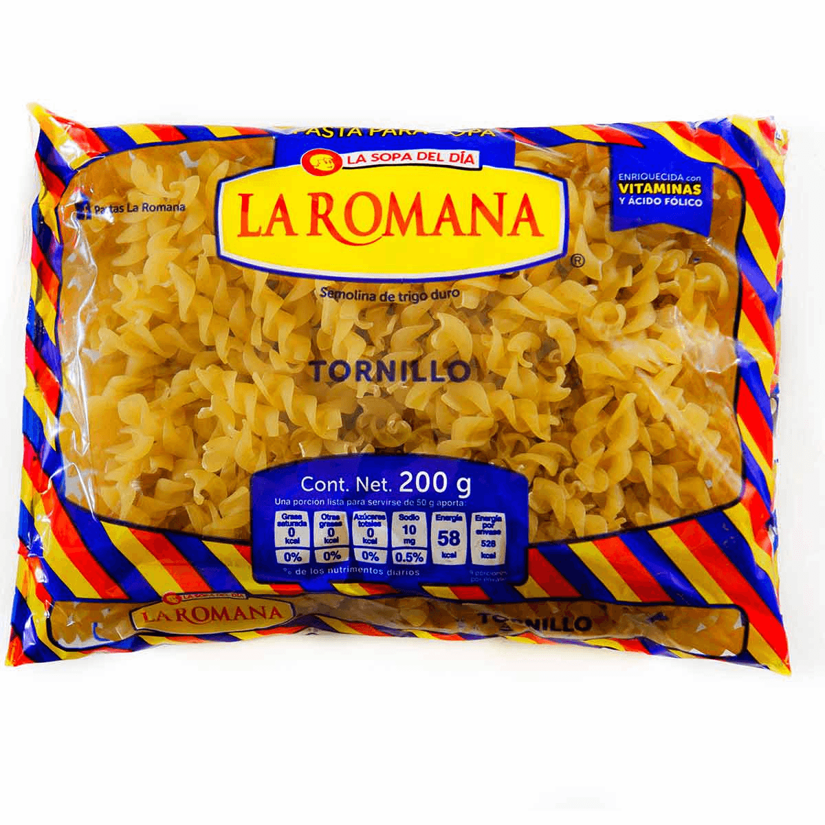 Pasta tornillo