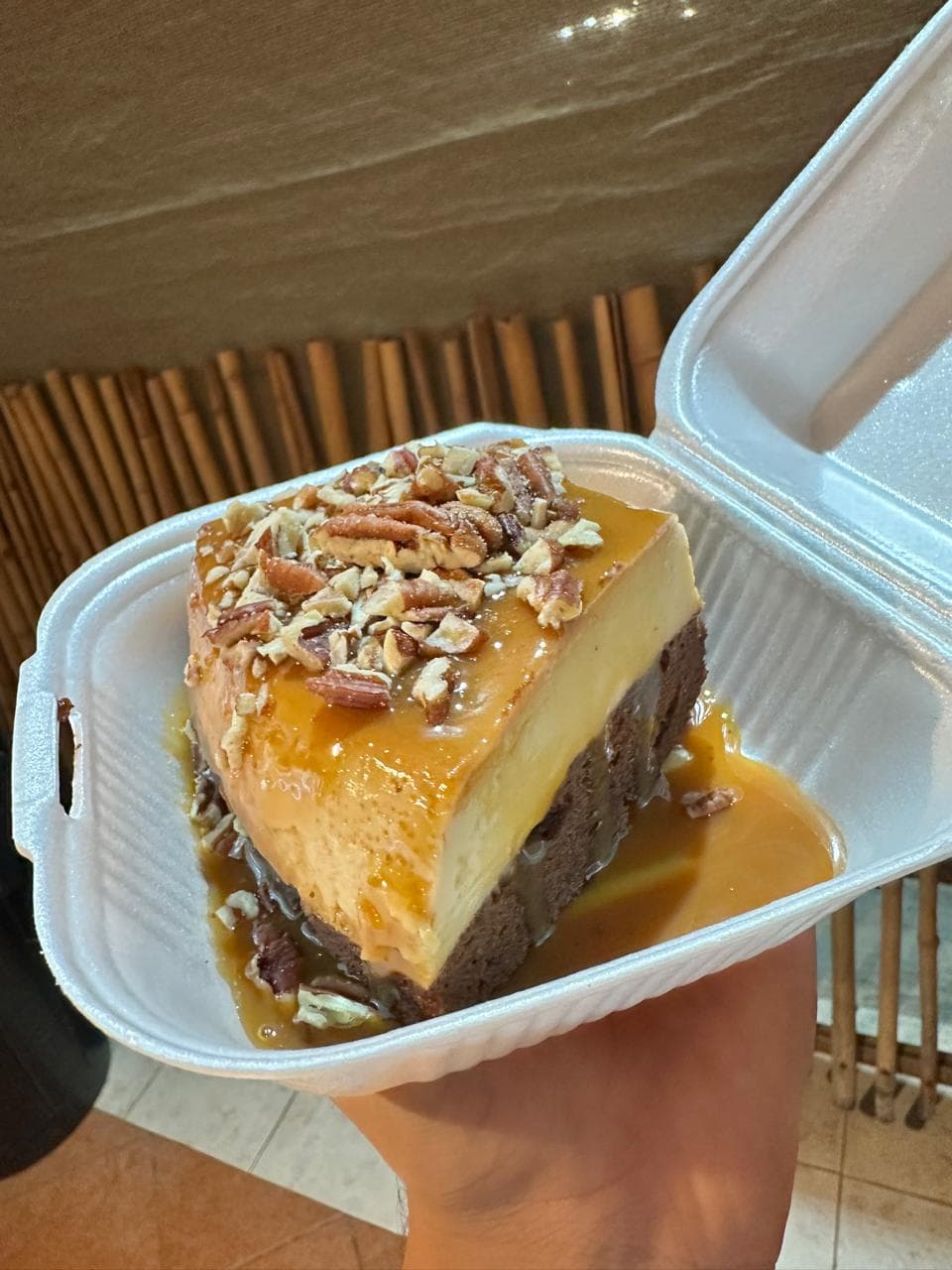 Choco Flan Rebanada