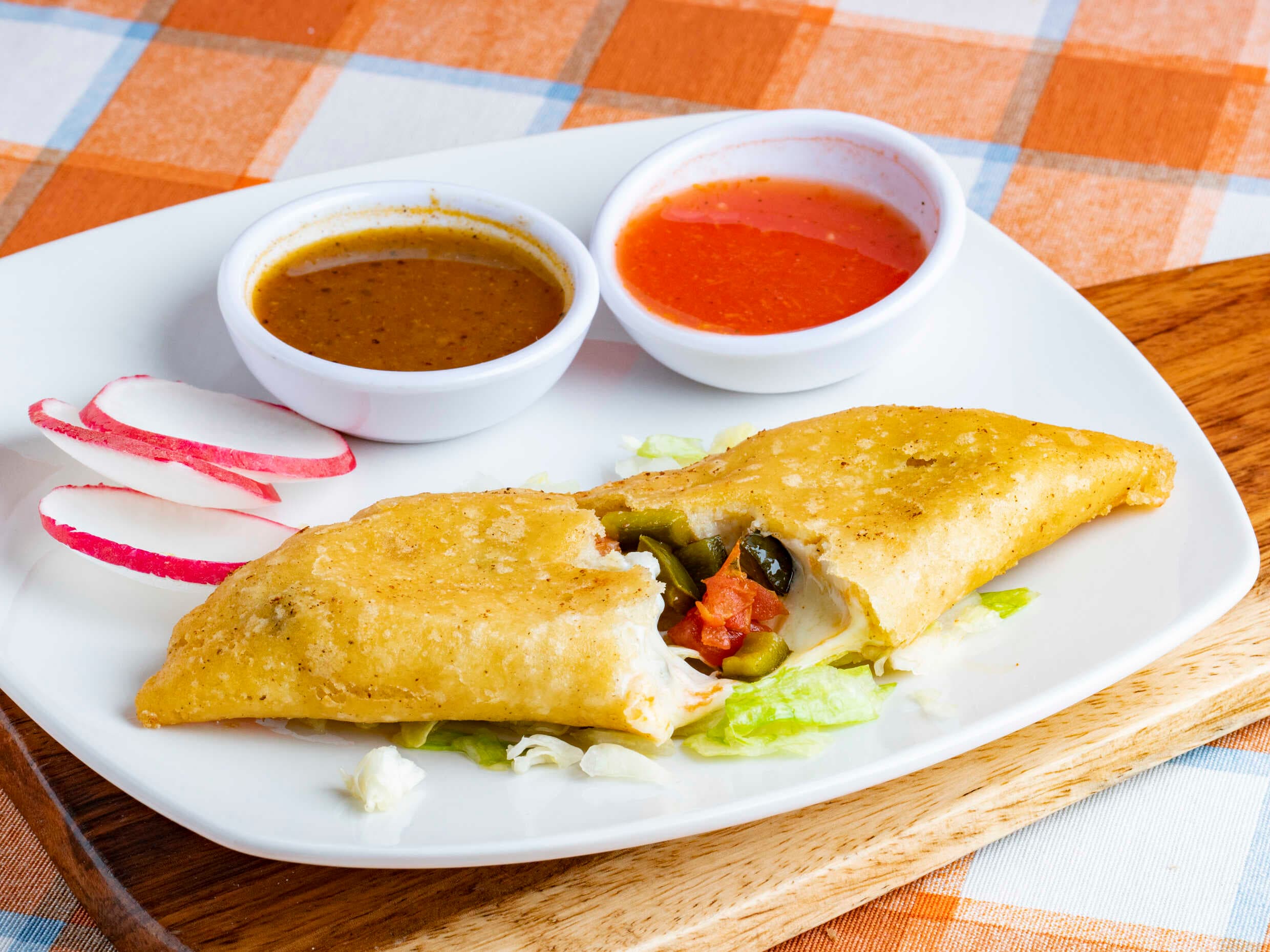 Quesadilla con Rajas