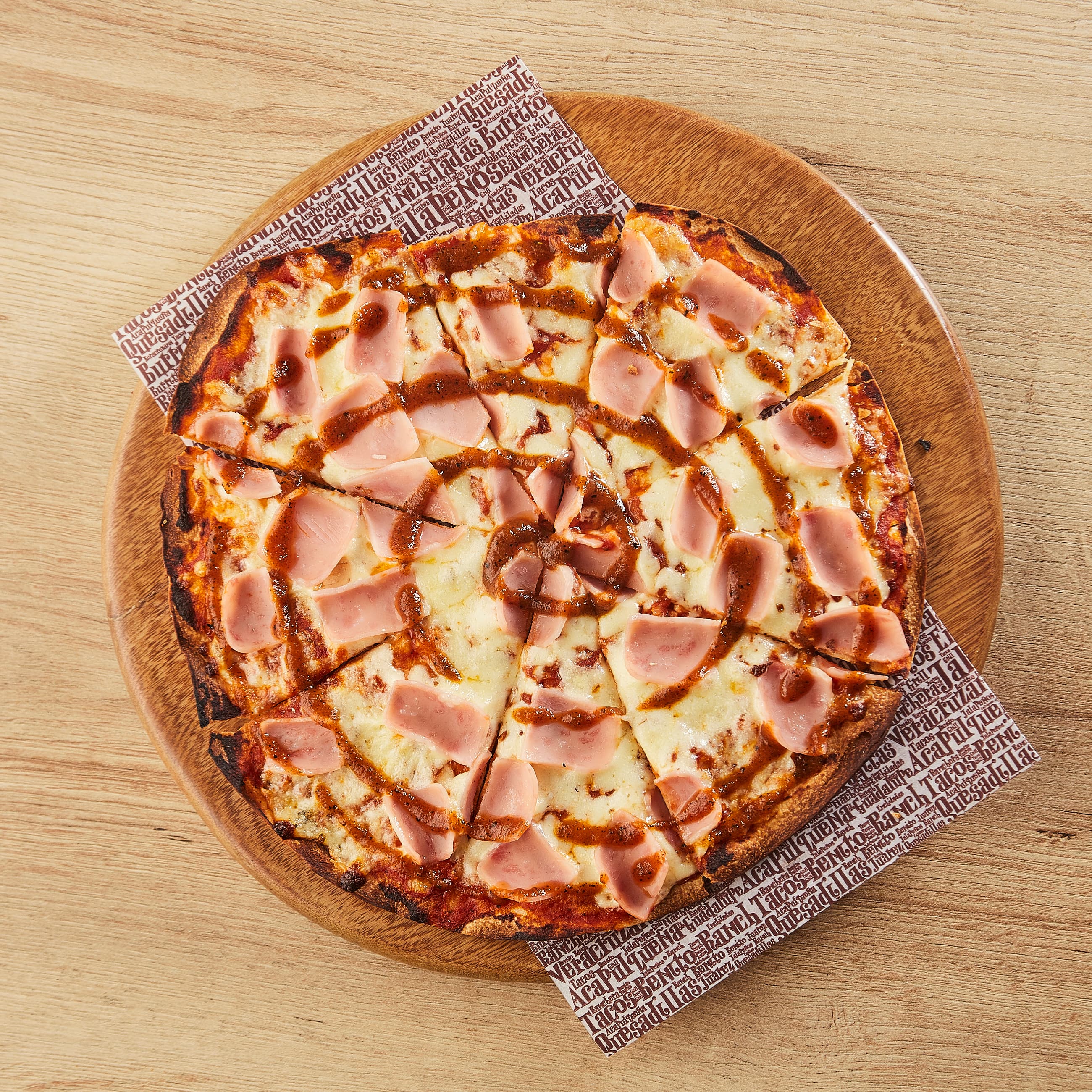 Pizza Jamón y Queso