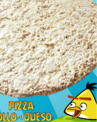 Pizza de 1 Porción Pollo Queso