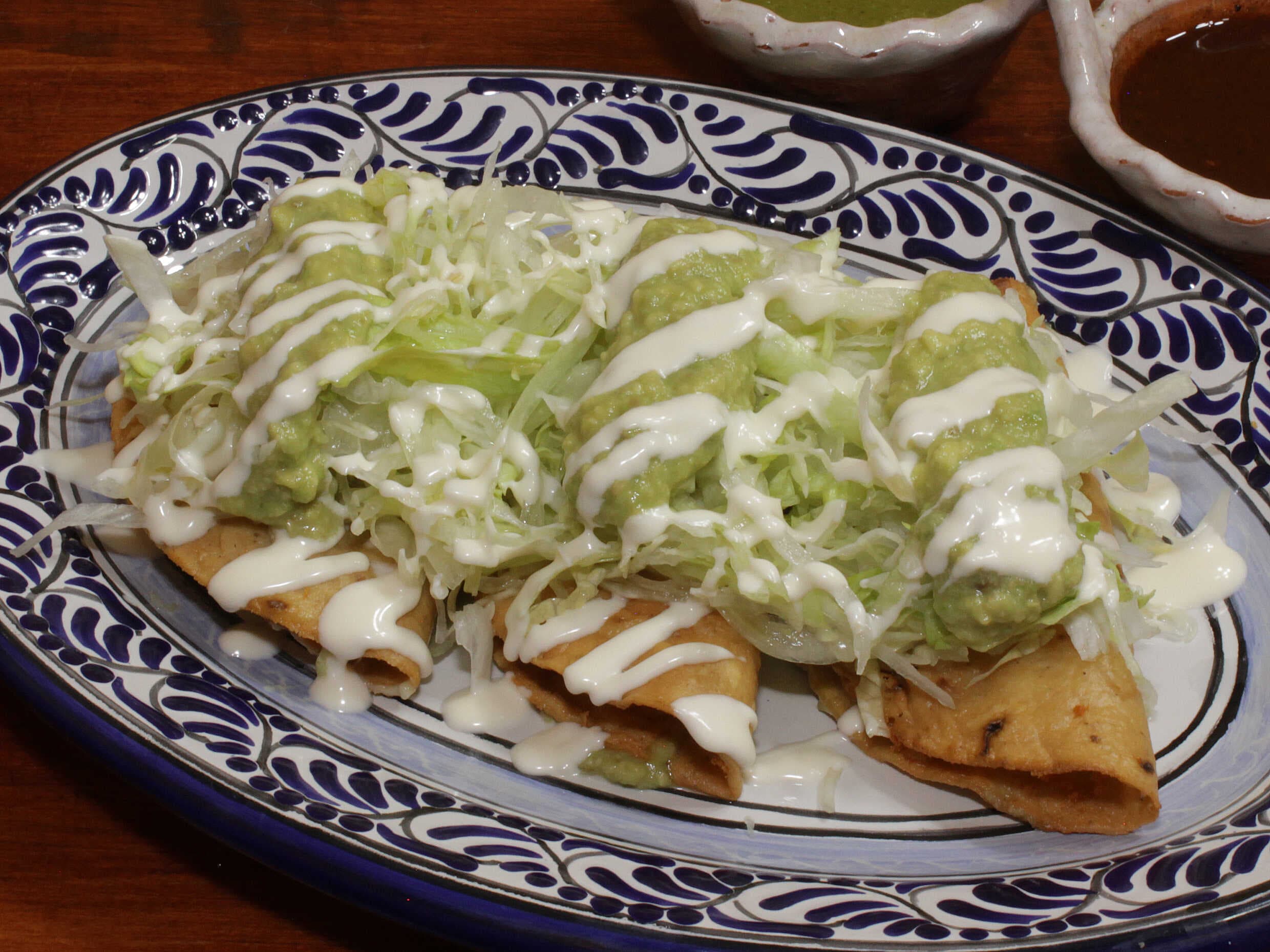 Taco Dorado con Papa