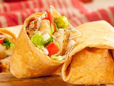 wrap de pechuga de pollo