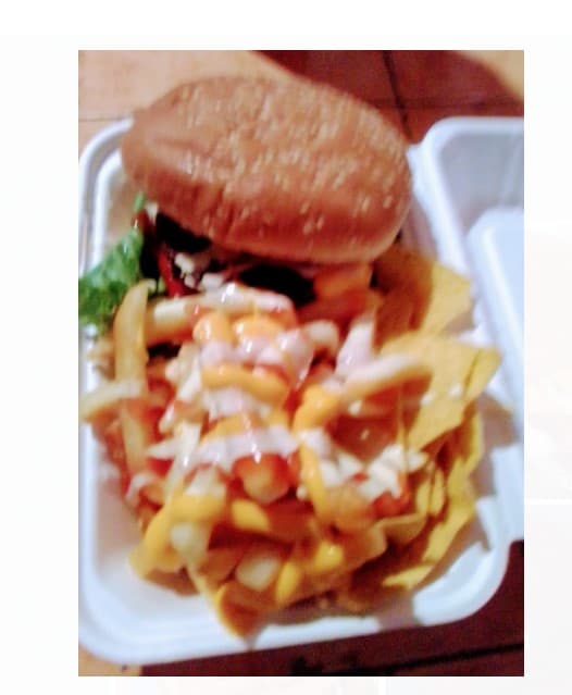 2 hamburguesas doble.torta papas