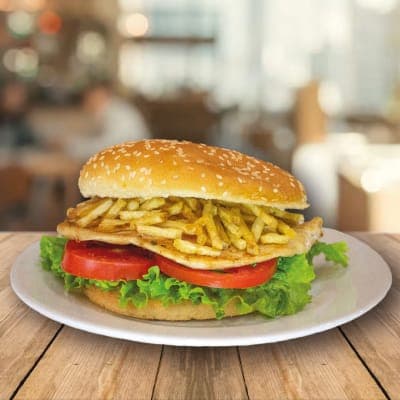 Pan con Filete de Pollo