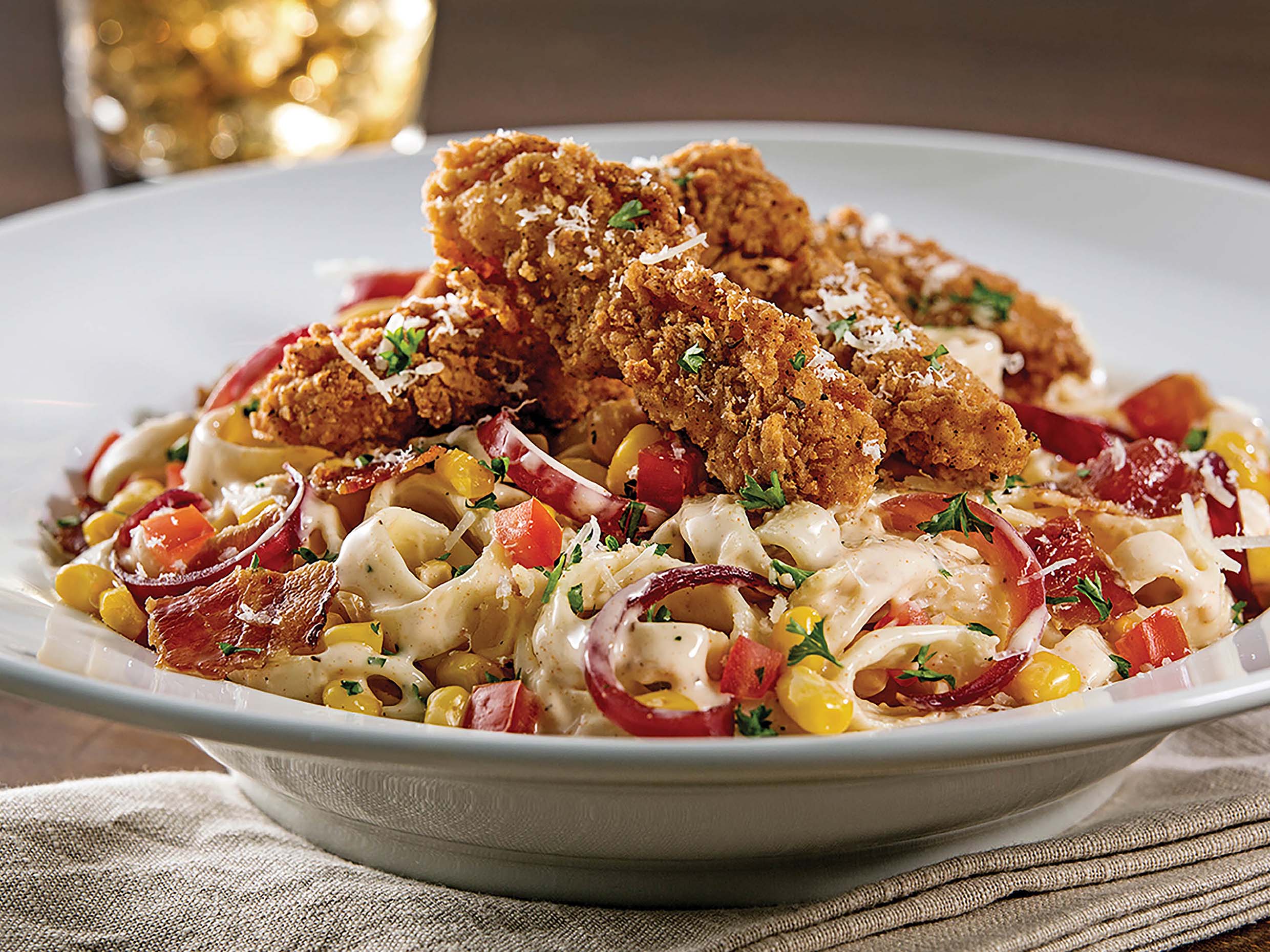 Fried Chicken Pasta