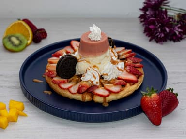 Waffle Mouse de Frutos Rojos