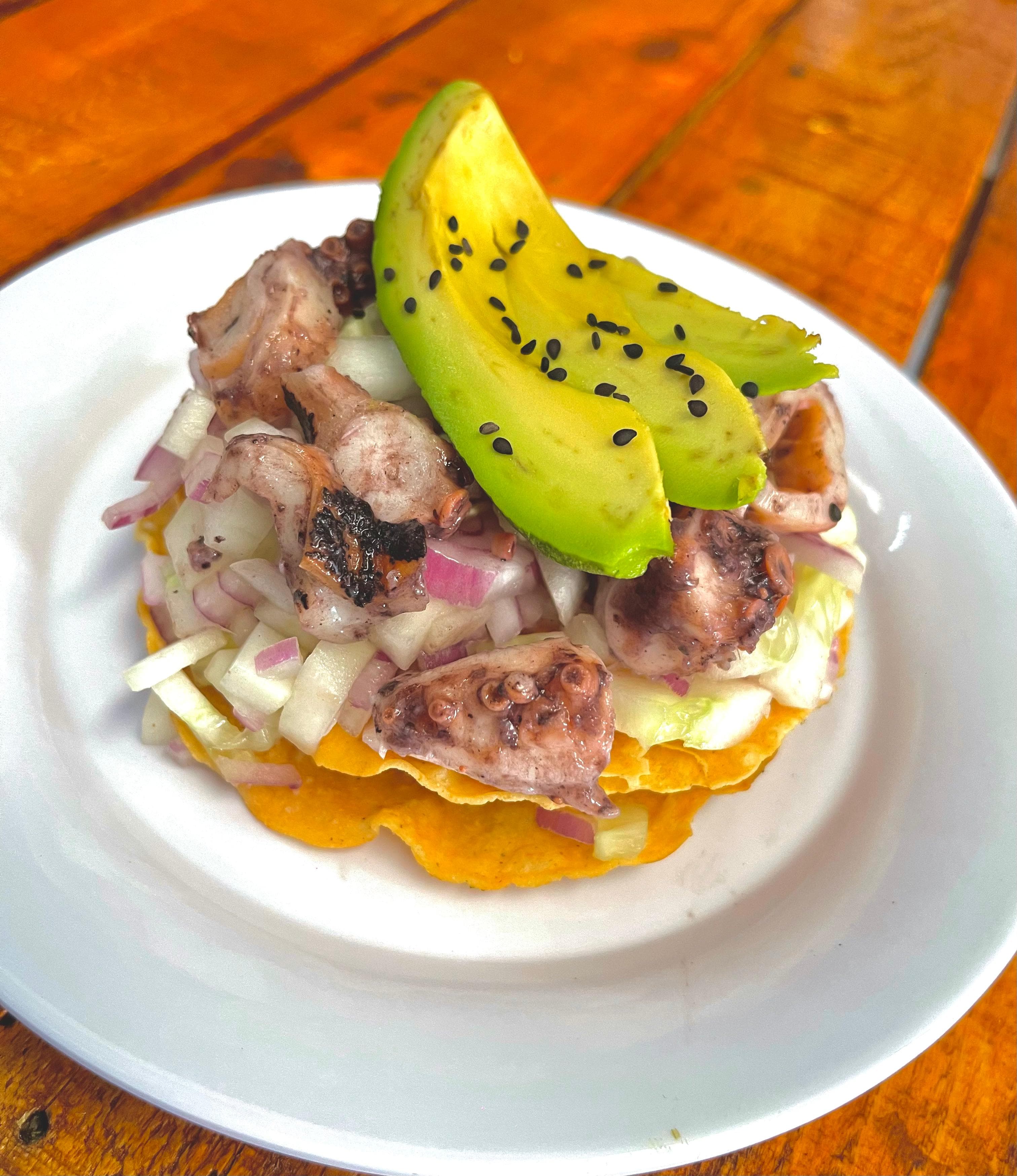 Tostada de Pulpo