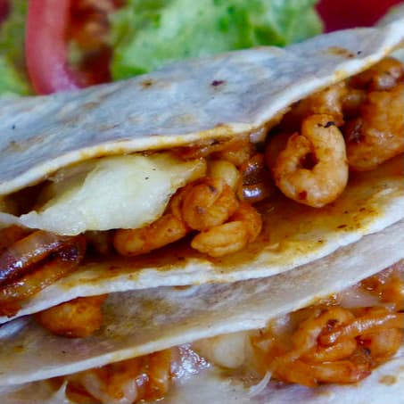Quesadillas de Camarón 3 pzas