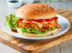 Hamburguesa de Camarón