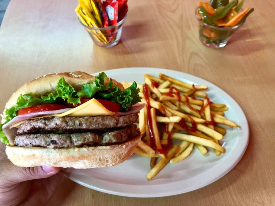 Promoción 2 Hamburguesas Dobles de Res