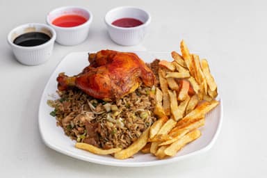 Combo Arroz Oriental Personal, 1/4 Pollo