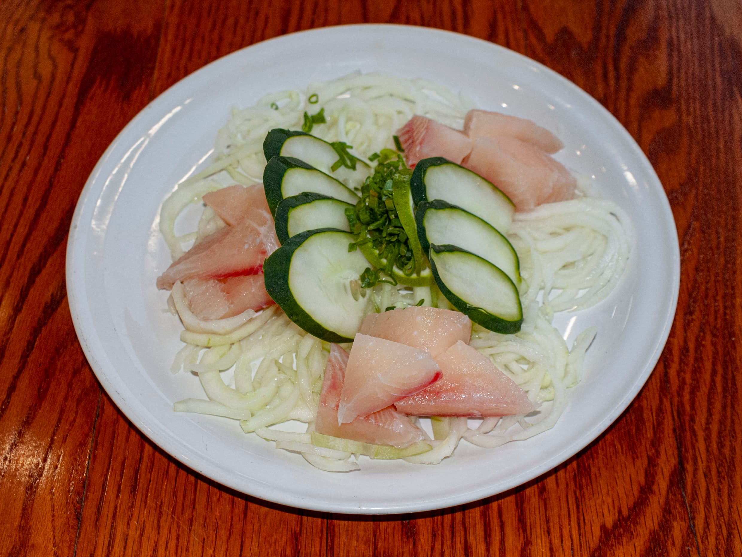 Sashimi de Róbalo Corte Grueso