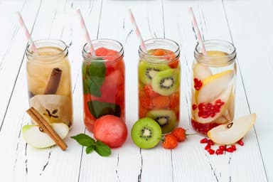 Vaso de Agua de Fruta