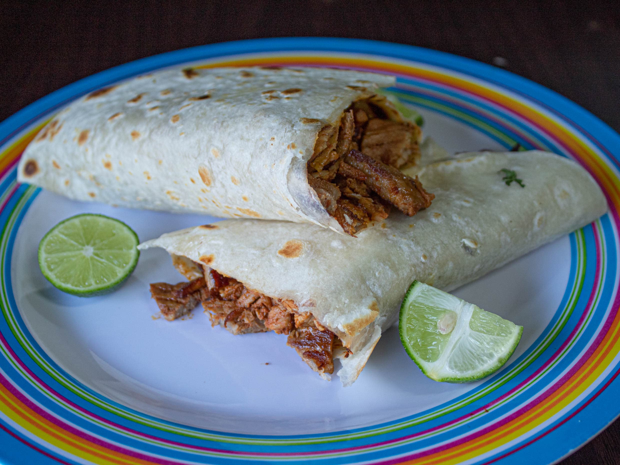 Burrito Cecina Enchilada