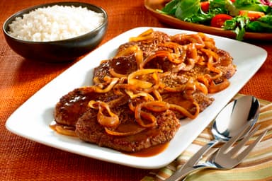 Carne en Bistec + Sopa del Día + Jugo del Día
