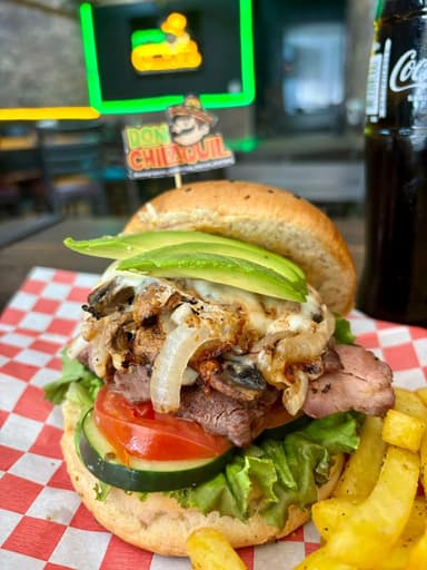 Hamburguesa de Arrachera