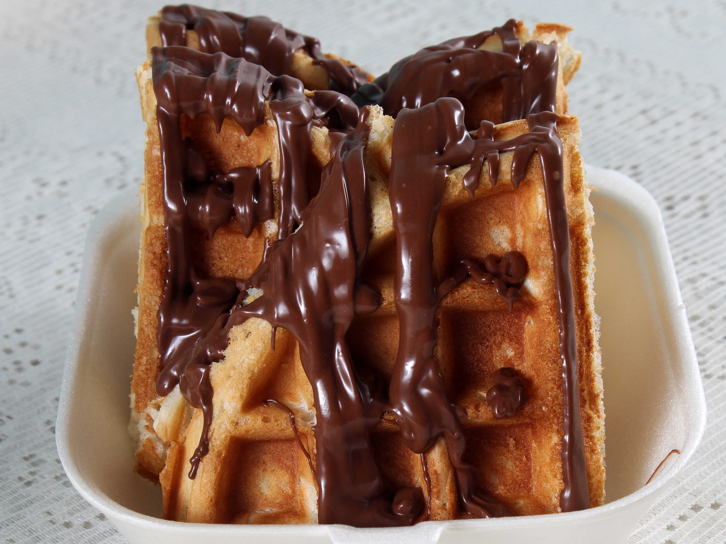Waffle de Crema de Avellanas