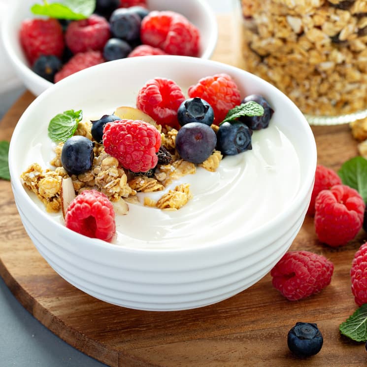 Fruta con Yogurt