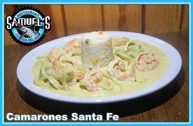 1/2 Orden de Camarones Santa Fe