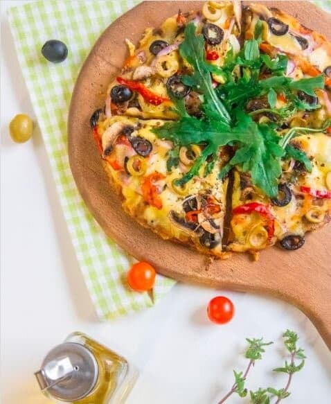 Pizza Keto Mediterranea Deluxe Personal