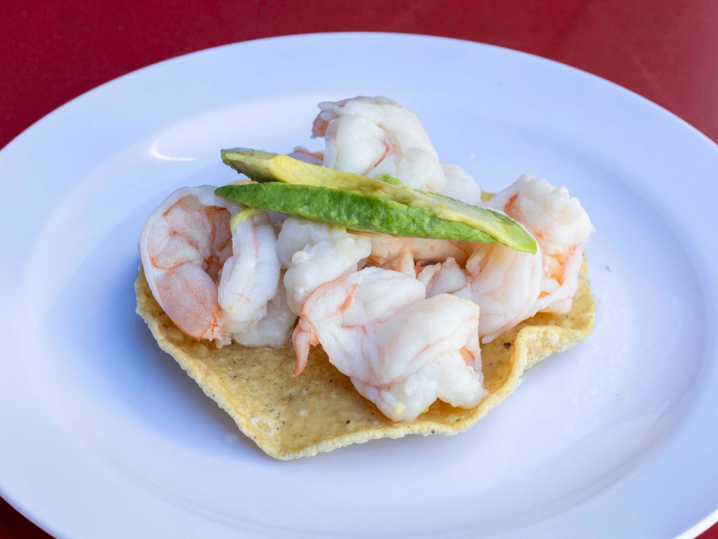 Tostada de Camarón