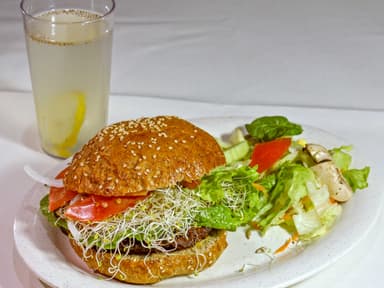 Combo Hamburguesa de Soya Vegana