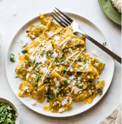 Chilaquiles Verdes solos