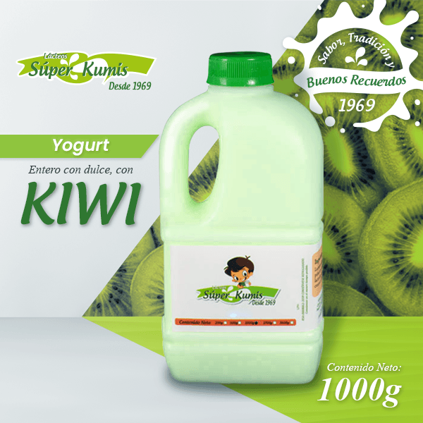 Yogurt 1000 g Kiwi