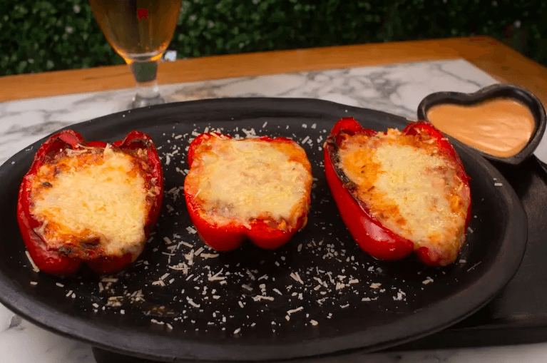 Pimentones Gratinados