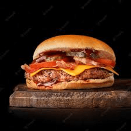 Tocino Burguer + Coca Cola.