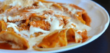 Chilaquiles gratinados