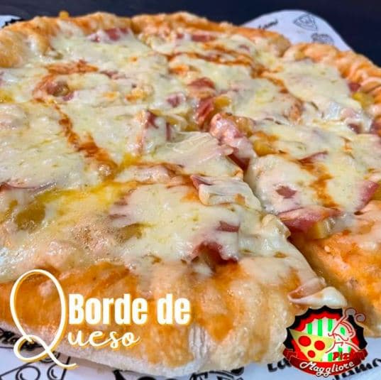 pizza borde queso 4 porciones