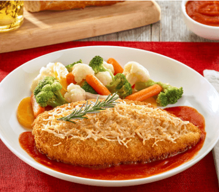 Pechuga de Pollo a la Parmesana 300gr