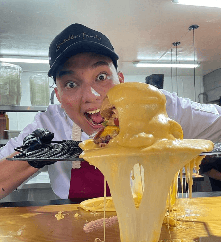 Hamburguesa Explosión de Queso