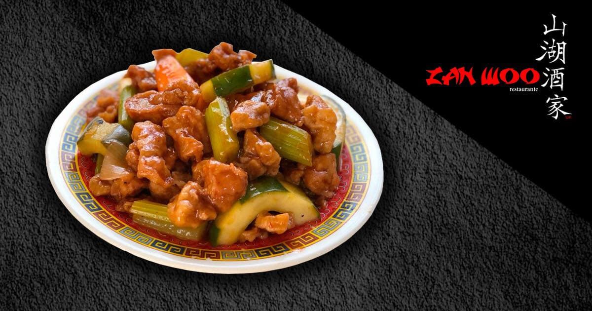 Pollo agridulce 1/2 litro
