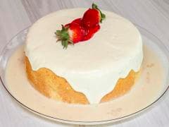Bizcocho Crema Pastelera (8 Porciones)