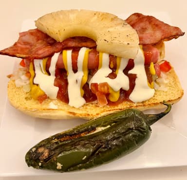 Hot Dog Hawaiano